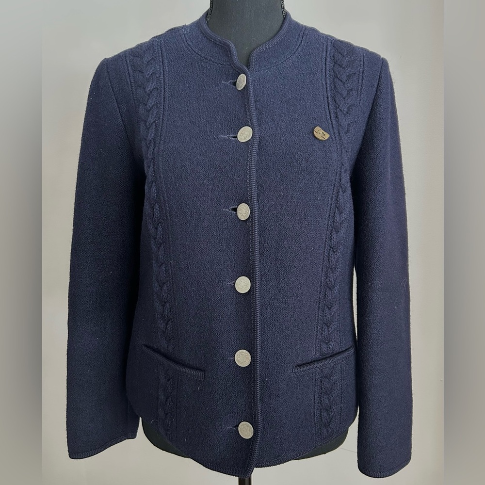 Giesswein Dark Blue Knit Cardigan